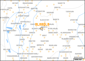 map of Al Maqla‘