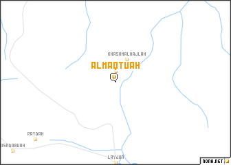 map of Al Maqţū‘ah