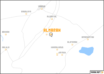 map of Al Marāḩ