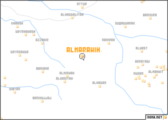 map of Al Marāwiḩ