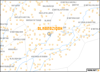 map of Al Marāziqah