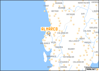 map of Almarco