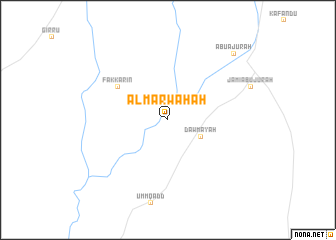 map of Al Marwaḩah