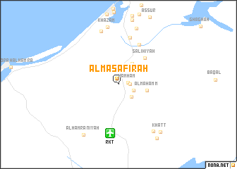 map of Al Masāfirah