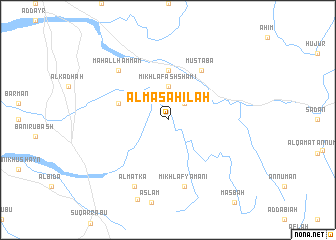 map of Al Masāḩilah