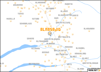 map of Al Masājid