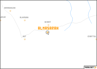 map of Al Ma‘şarah