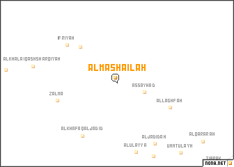 map of Al Mashā‘ilah