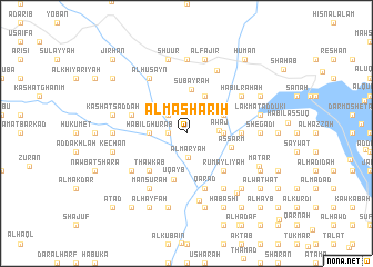 map of Al Mashārīḩ