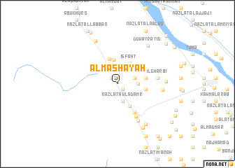 map of Al Mashāy‘ah