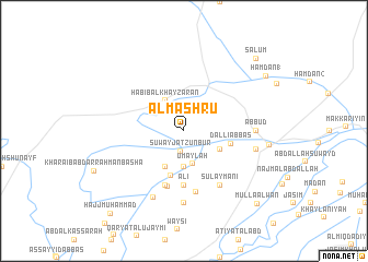 map of Al Mashrū‘