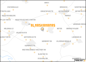 map of Almáskamarás