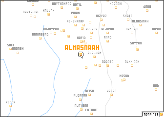 map of Al Maşna‘ah