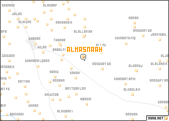 map of Al Maşna‘ah