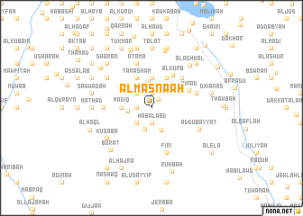 map of Al Maşna‘ah