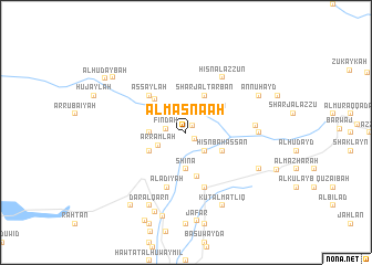 map of Al Maşna‘ah