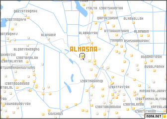 map of Al Maşna‘