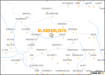 map of Almaş-Sălişte