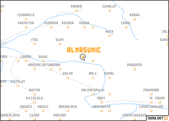 map of Almaşu Mic