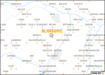 map of Almaşu Mic