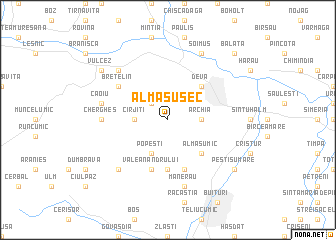 map of Almaşu-Sec