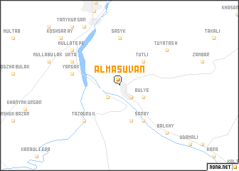 map of Alʼma-Suvan
