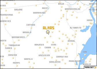 map of Almas