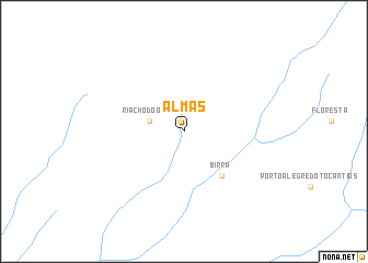 map of Almas