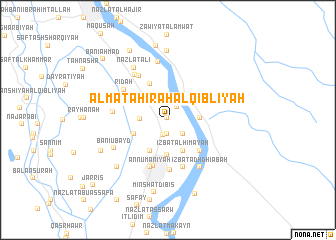 map of Al Maţāhirah al Qiblīyah