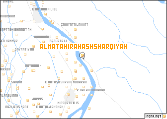 map of Al Maţāhirah ash Sharqīyah