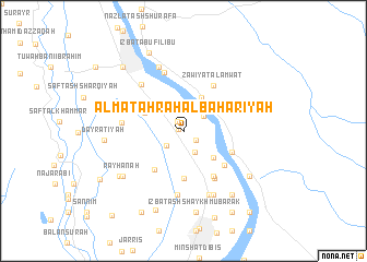 map of Al Maţāhrah al Baḩarīyah