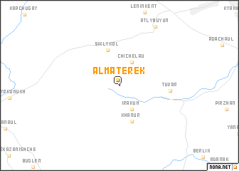 map of Al\