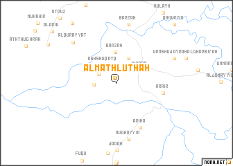 map of Al Mathlūthah