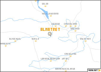 map of Almatret