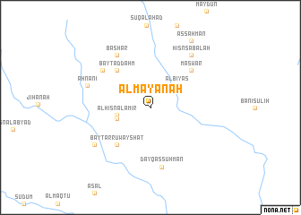 map of Al Ma‘yanah