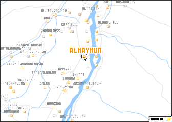 map of Al Maymūn