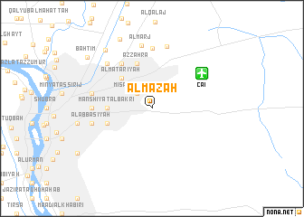 map of Almāz̧ah