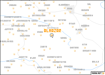 map of Al Mazār