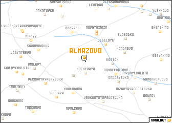 map of Almazovo