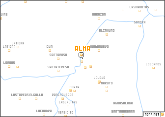 map of Alma