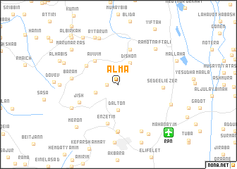 map of ‘Alma