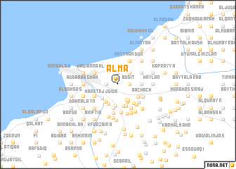 map of ‘Almā