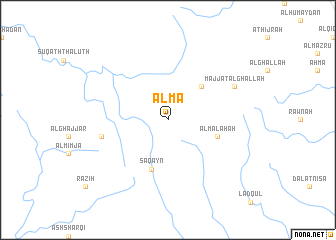 map of ‘Almā