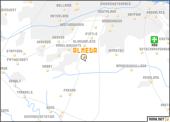 map of Almeda