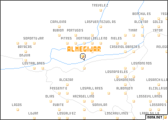 map of Almegíjar