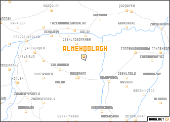 map of Almeh Qolāgh