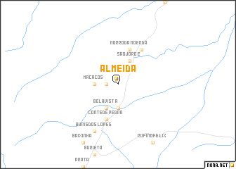 map of Almeida