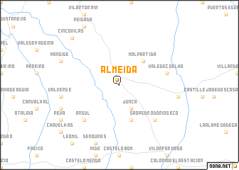 map of Almeida