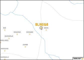 map of Almeida