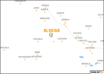 map of Almeida